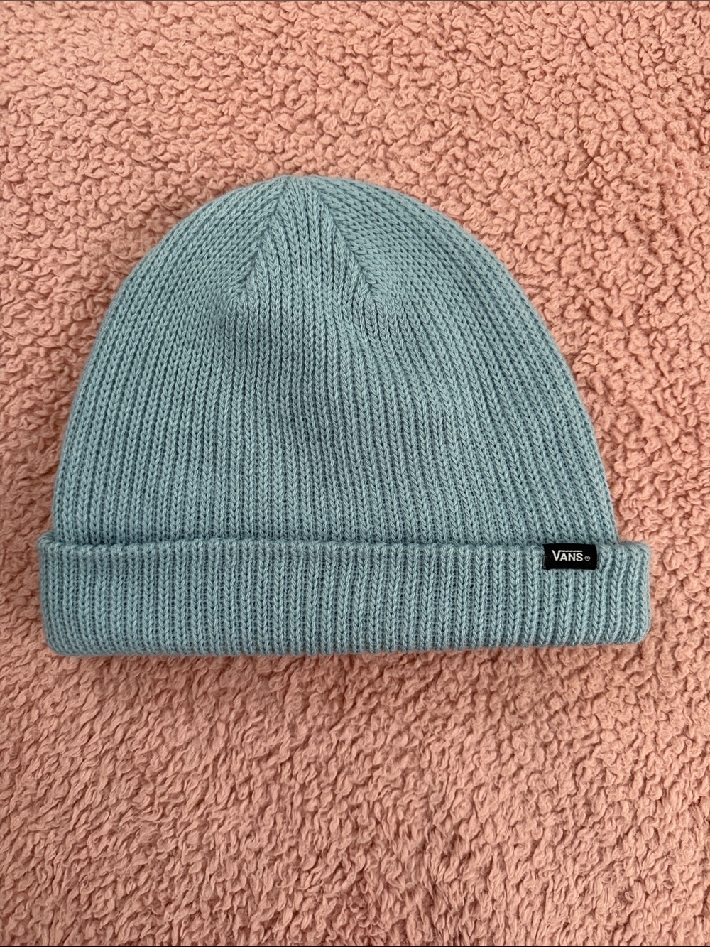 Vans Light Blue Knit Cuffed Beanie
